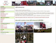Tablet Screenshot of ledview.cz